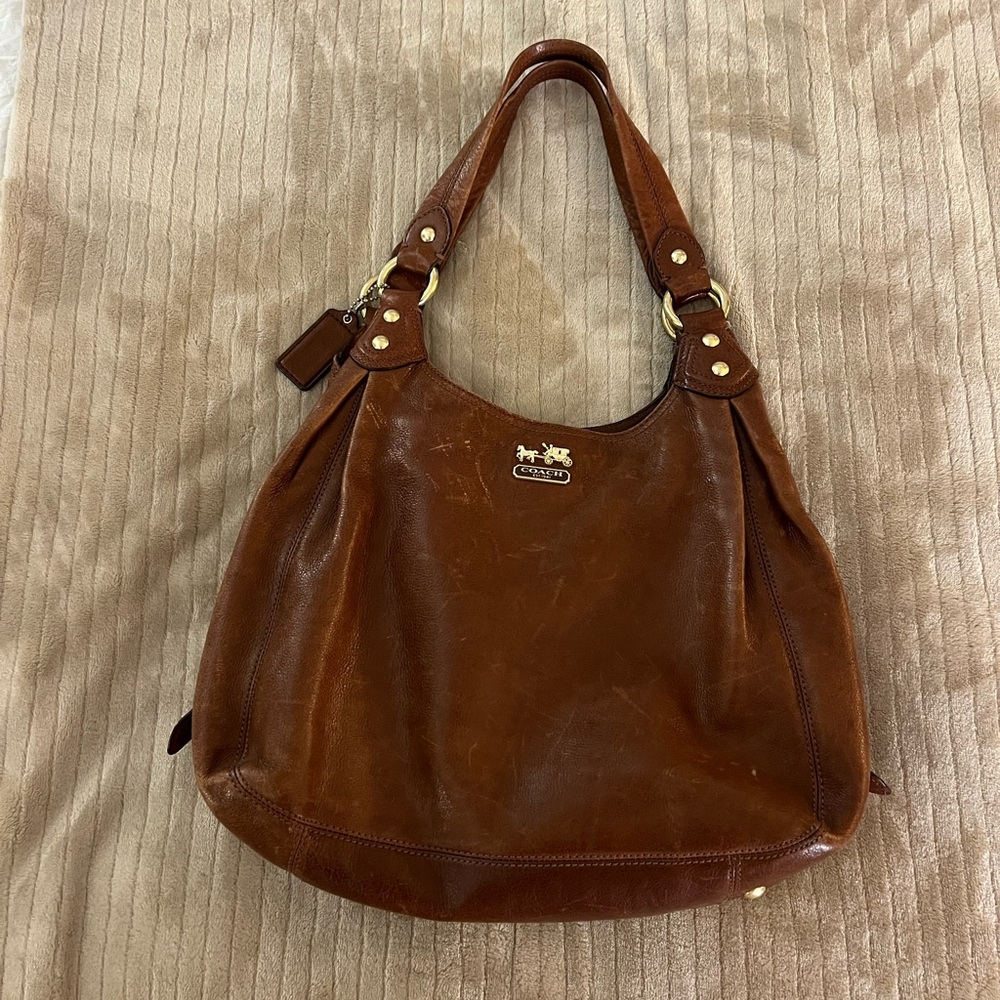 Vintage Coach Madison Maggie Hobo Bag
